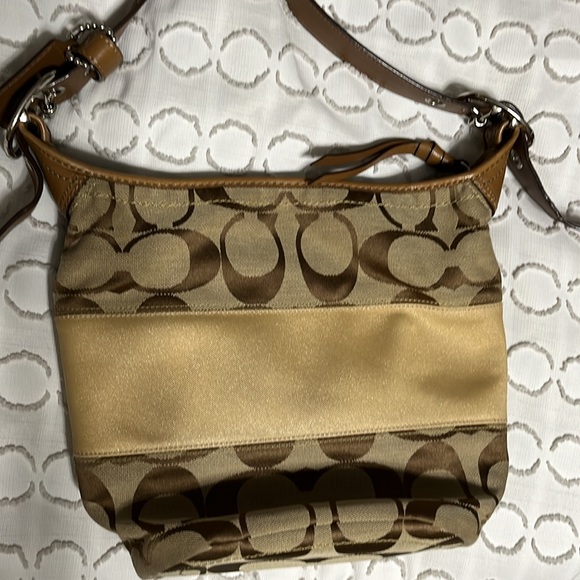 COACH Signature with Stripe Rugby Duffle Bag - Picture 2 of 8